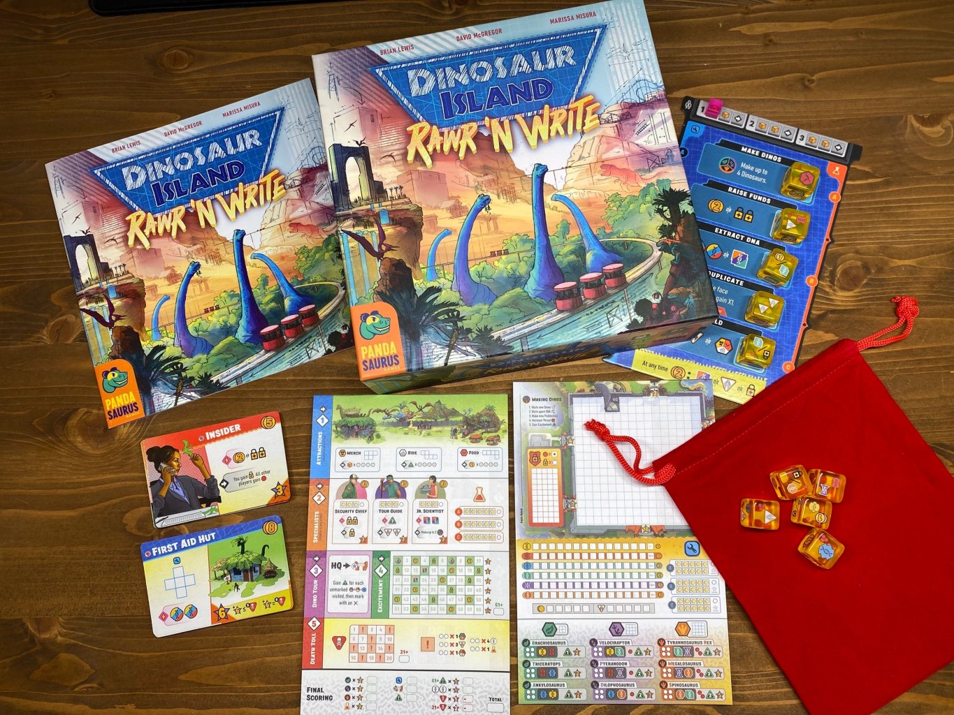 Dinosaur Island: Rawr 'n Write — игра про динозавров