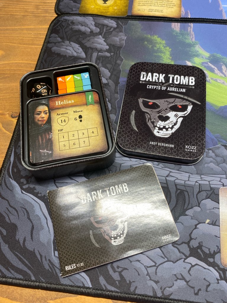 Dark Tomb — размер коробки